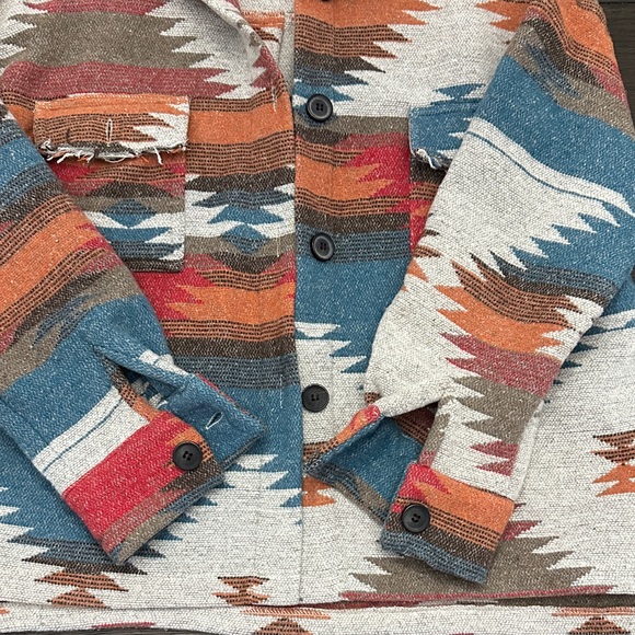 Multicolor Patterned Jacket - Picture 4 of 11